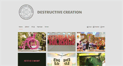 Desktop Screenshot of destructivecreation.com